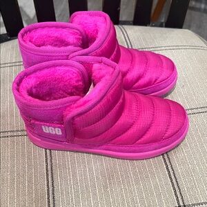 UGG Kids Fuchsia Slippers